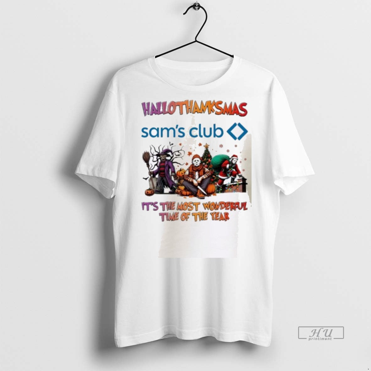 Officials Horror Character X Sams Club Hallothanksmas Its The Most Wonderful Time Of The Year - T-Shirt, Sweatshirt, Hoodie