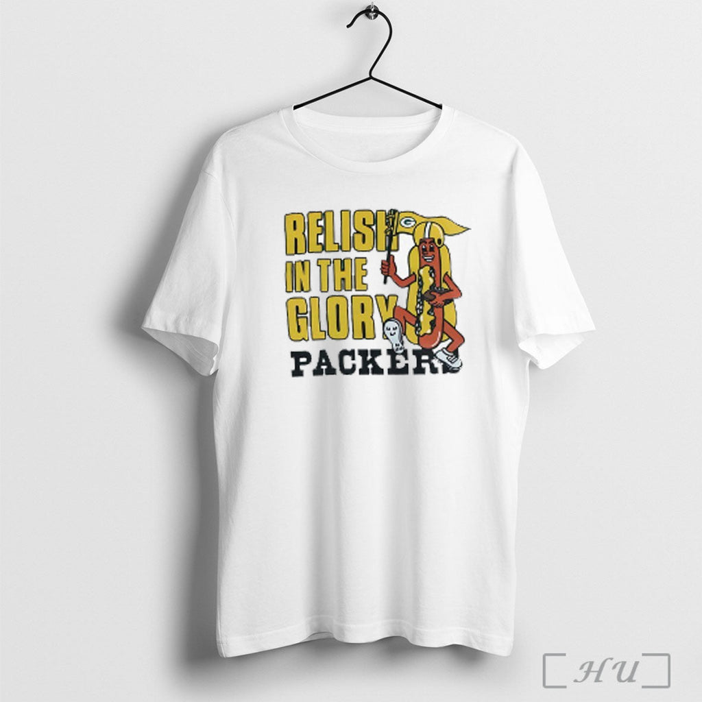 Officials Hot Dog Relish In The Glory Green Bay Packers T Shirt Unisex T-shirt, Sweatshirt, Hoodie, Long Sleeve Tee - T-Shirt, Sweatshirt, Hoodie