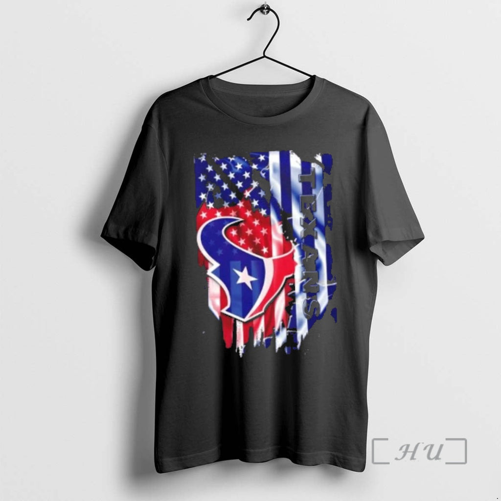 Officials Houston Texans Football X American Flag T-Shirts, Hoodie, Sweatshirt - T-Shirt, Sweatshirt, Hoodie