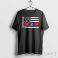 Officials Houston Sports Teams Logos Flag Tee Unisex T-shirt, Sweatshirt, Hoodie, Long Sleeve Tee - T-Shirt, Sweatshirt, Hoodie