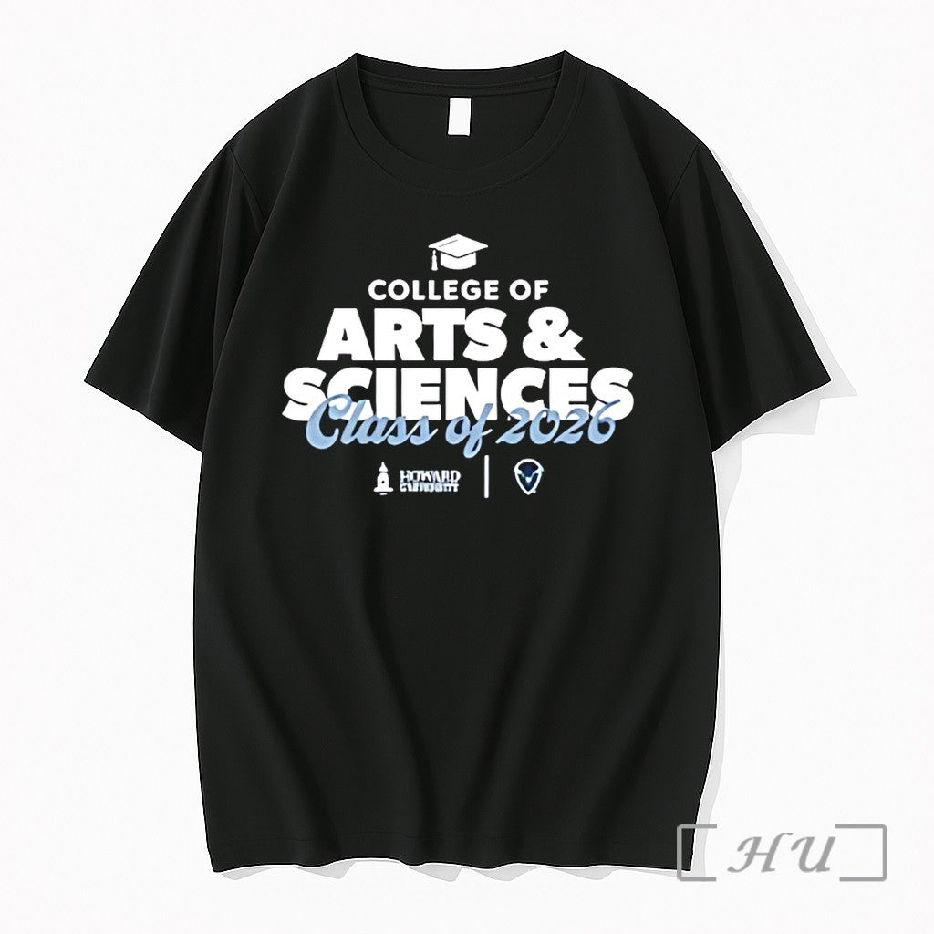 Officials Howard University Arts Science Class Of 2026 Unisex T-shirt, Sweatshirt, Hoodie, Long Sleeve Tee - T-Shirt, Sweatshirt, Hoodie