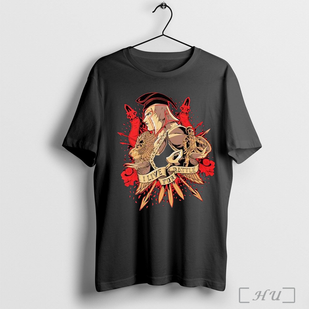 Officials I Live For Battle Spartan And Lion Fantasy T Shirt Unisex T-shirt, Sweatshirt, Hoodie, Long Sleeve Tee - T-Shirt, Sweatshirt, Hoodie