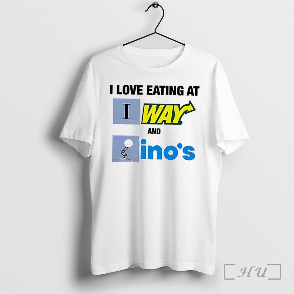 Officials I Love Eating At Subway And Dominos Logo Tee Unisex T-shirt, Sweatshirt, Hoodie, Long Sleeve Tee - T-Shirt, Sweatshirt, Hoodie