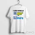 Officials I Love Eating At Subway And Dominos Logo Tee Unisex T-shirt, Sweatshirt, Hoodie, Long Sleeve Tee - T-Shirt, Sweatshirt, Hoodie
