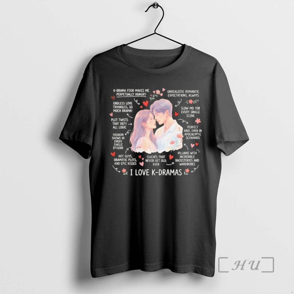 Officials I Love K Drama Anime T-Shirts, Hoodie, Sweatshirt - T-Shirt, Sweatshirt, Hoodie