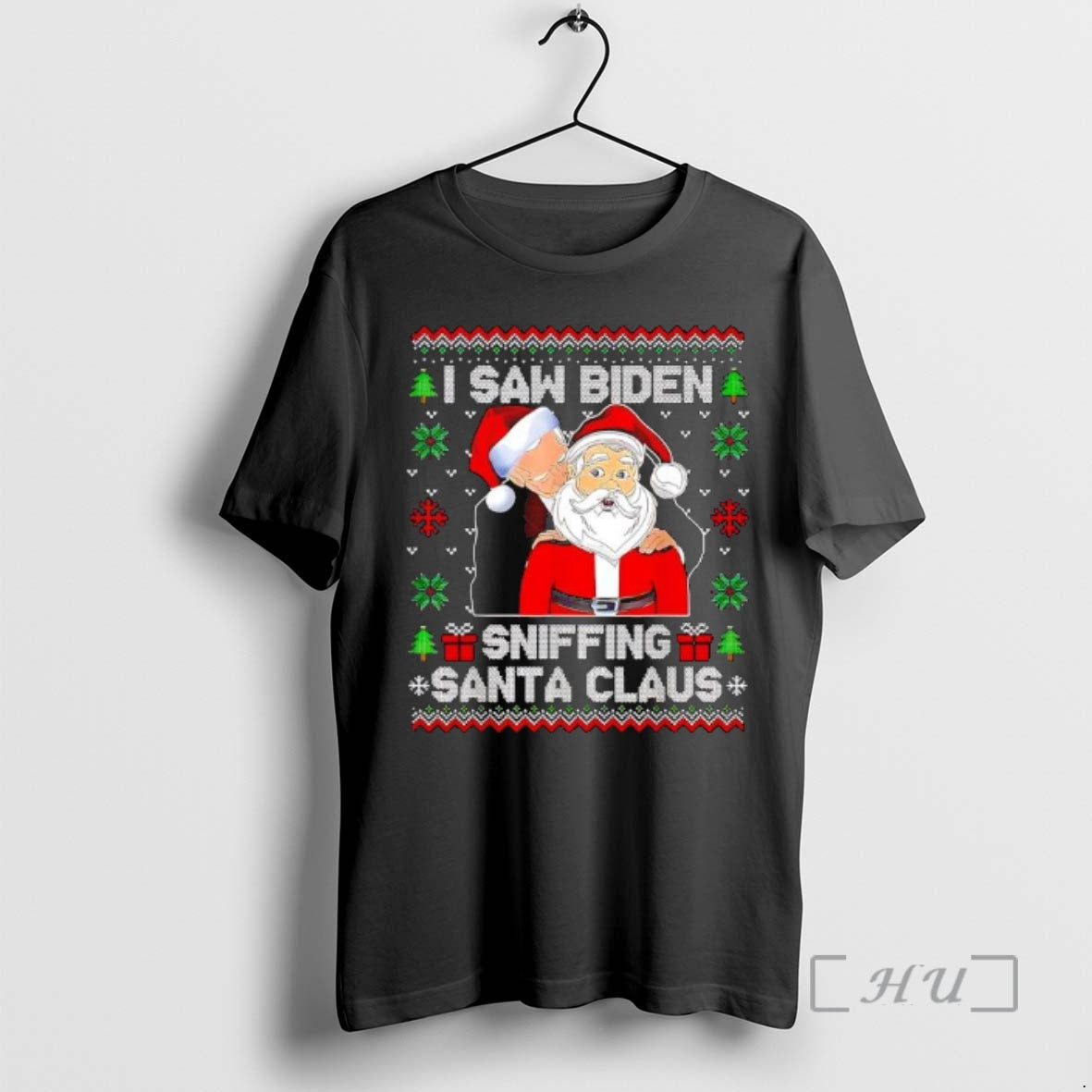 Officials I Saw Biden Sniffing Santa Claus Novelty Ugly T-Shirts, Hoodie, Sweatshirt - T-Shirt, Sweatshirt, Hoodie