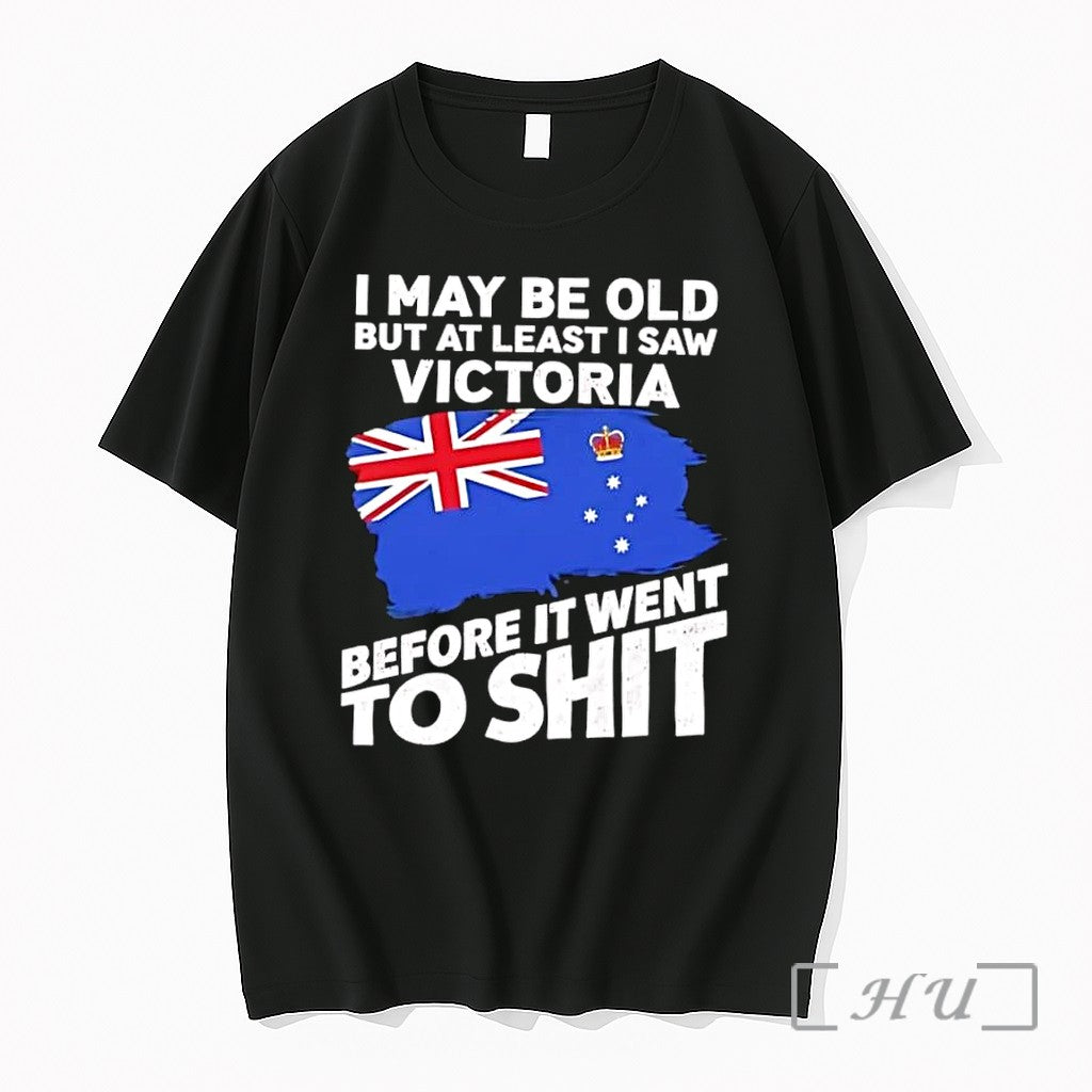 Officials I Saw Victoria Before It Went To Shit Australia Flag Premium T Shirts Sweater Unisex T-shirt, Sweatshirt, Hoodie, Long Sleeve Tee - T-Shirt, Sweatshirt, Hoodie