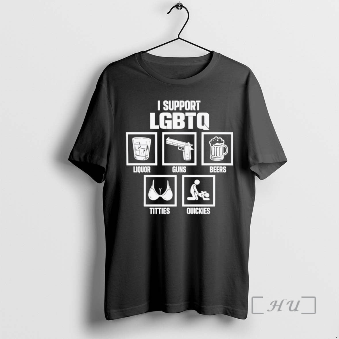 Officials I Support Lgbtq Edgy Liquor Guns Beers Titties Quickies Unisex T-shirt, Sweatshirt, Hoodie, Long Sleeve Tee - T-Shirt, Sweatshirt, Hoodie