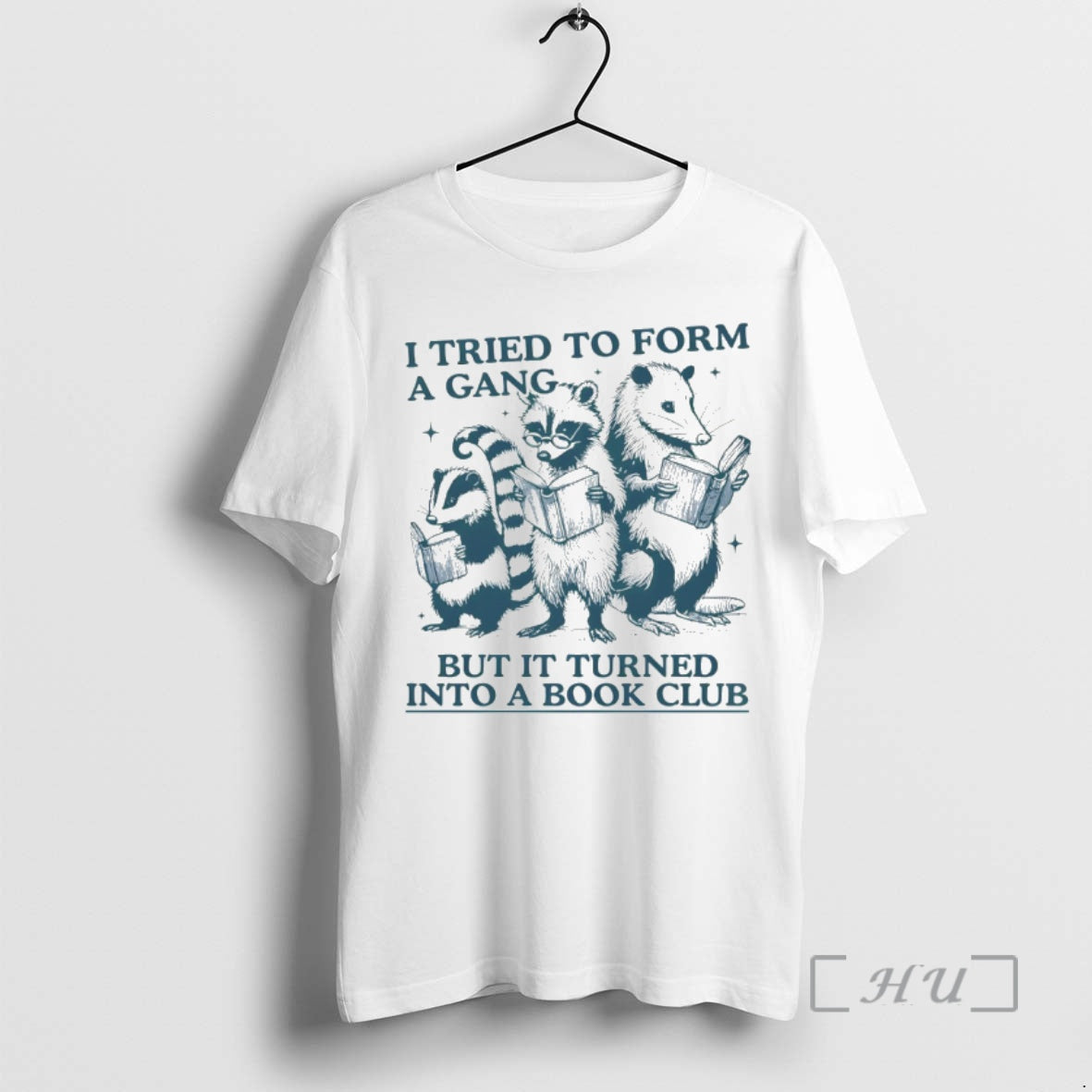 Officials I Tried Form Gang But Turned Book Club Raccoon T-Shirts, Hoodie, Sweatshirt - T-Shirt, Sweatshirt, Hoodie