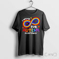 Officials I Wear Rainbow Infinity For Autism Acceptance Unisex T-shirt, Sweatshirt, Hoodie, Long Sleeve Tee - T-Shirt, Sweatshirt, Hoodie