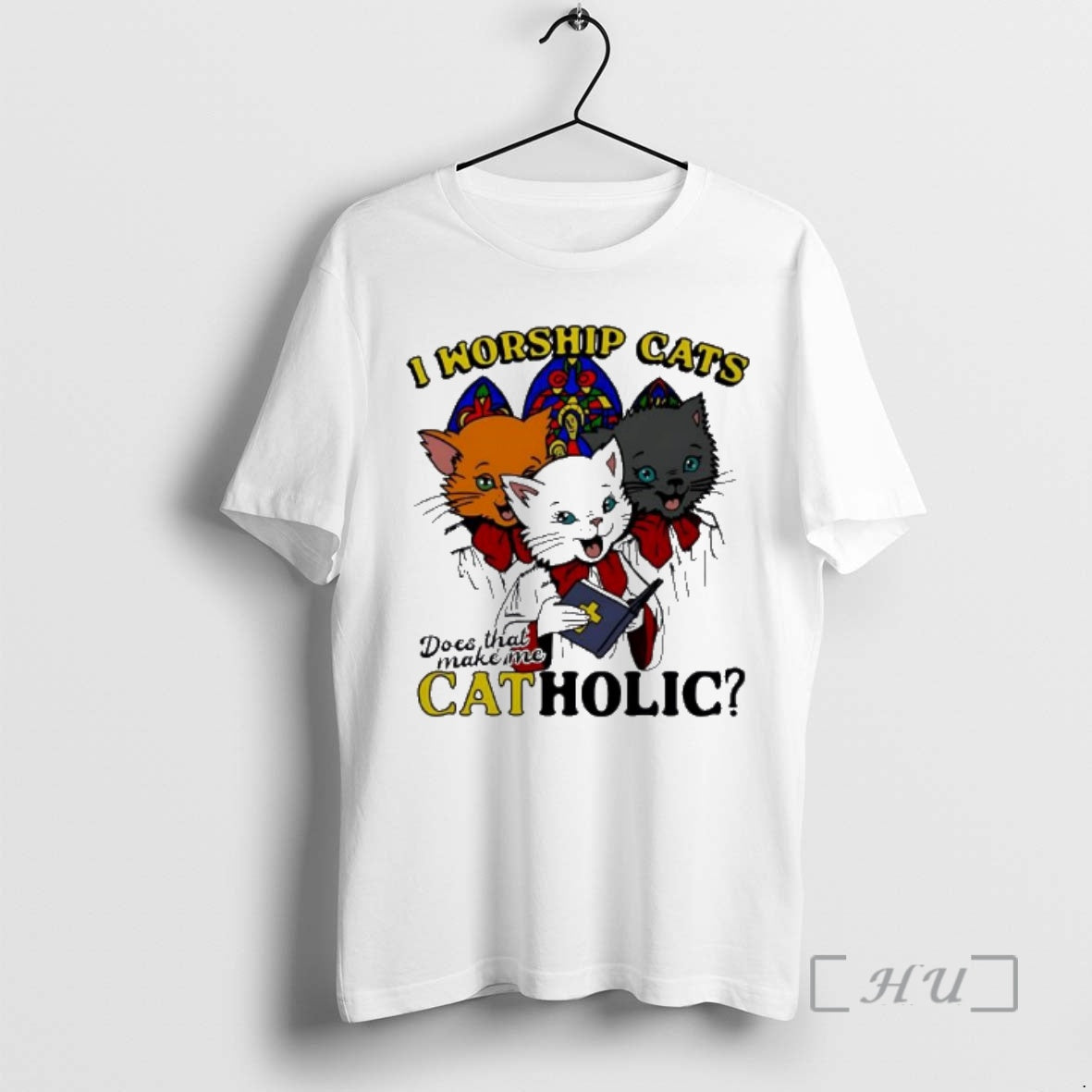 Officials I Worship Cats Does That Make Me Catholic Religious Kittens T-Shirts, Hoodie, Sweatshirt - T-Shirt, Sweatshirt, Hoodie