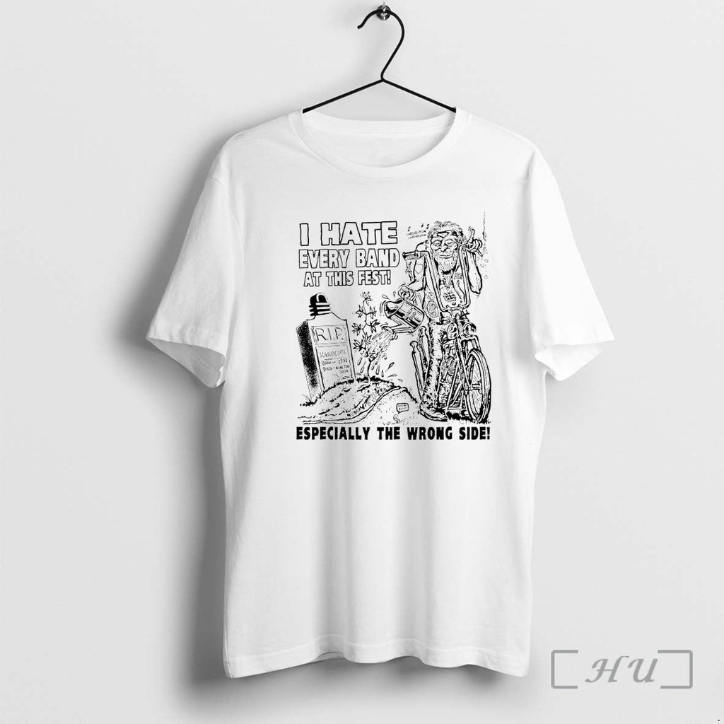 Officials I Hate Every Band At This Fest Biker Hardcore Punk Premium T Shirts Sweater Unisex T-shirt, Sweatshirt, Hoodie, Long Sleeve Tee - T-Shirt, Sweatshirt, Hoodie