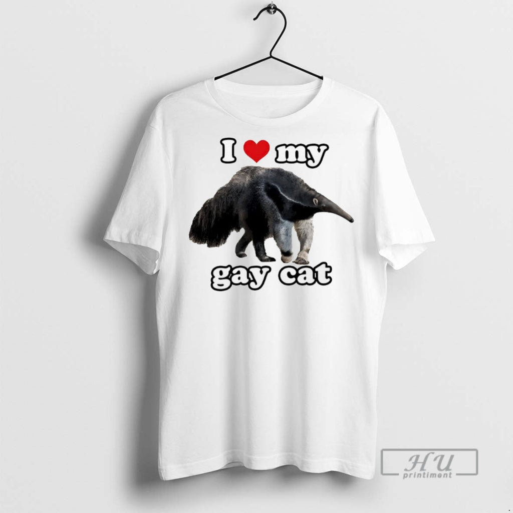 Officials I Love My Gay Cat T Shirts Unisex T-shirt, Sweatshirt, Hoodie, Long Sleeve Tee - T-Shirt, Sweatshirt, Hoodie