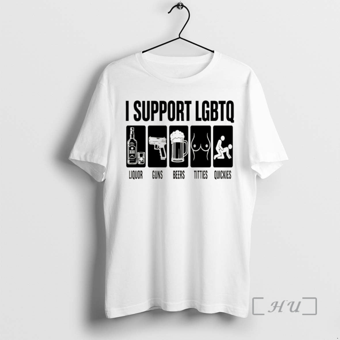 Officials I Support Liquor Guns Beers Titties Quickies Lgbtq Pride Month Premium T Shirts Sweater - T-Shirt, Sweatshirt, Hoodie