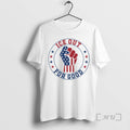 Officials Ice Out Good Funny Abolish Ice Patriotic Flag Fist Hand T-Shirts, Hoodie, Sweatshirt - T-Shirt, Sweatshirt, Hoodie