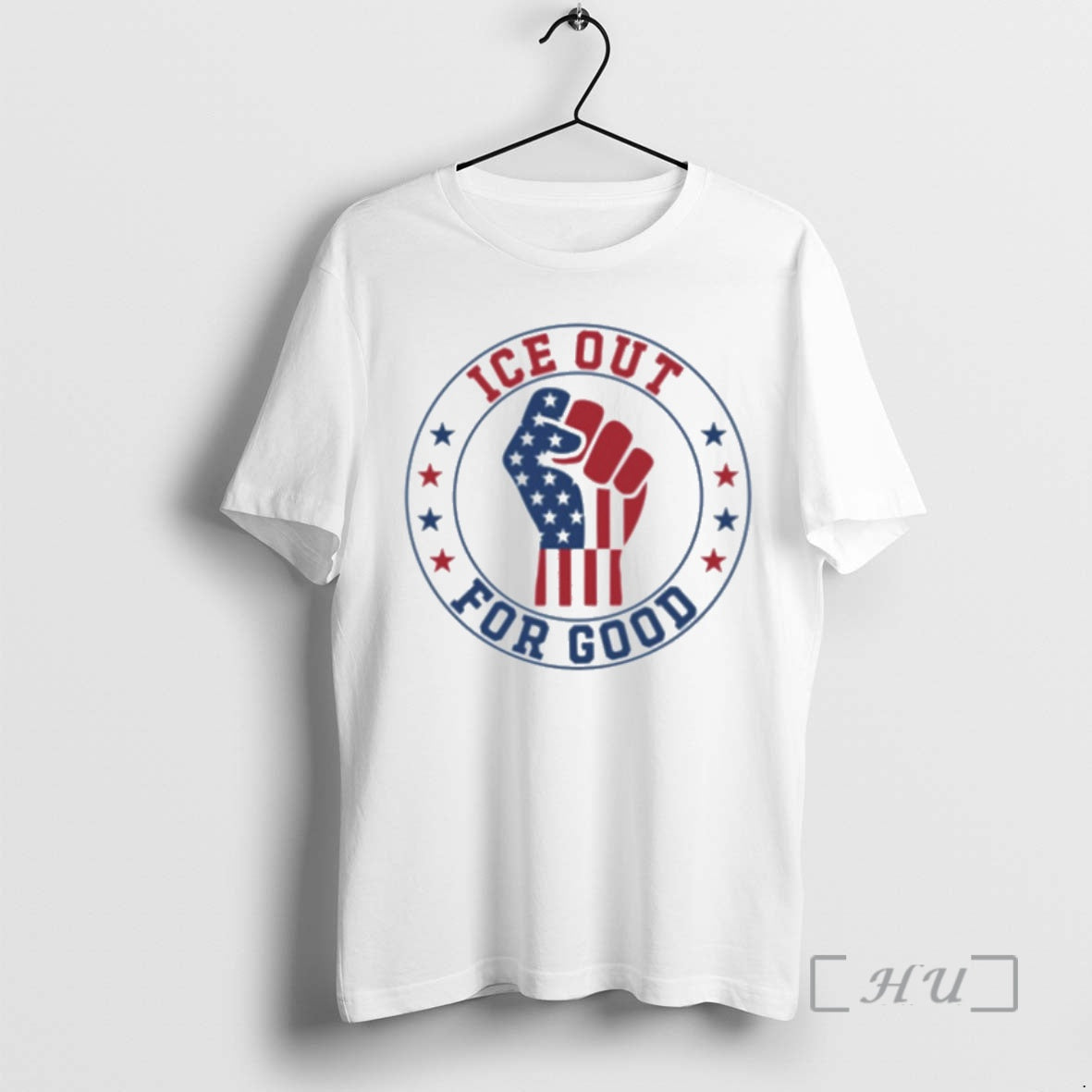 Officials Ice Out Good Funny Abolish Ice Patriotic Flag Fist Hand T-Shirts, Hoodie, Sweatshirt - T-Shirt, Sweatshirt, Hoodie