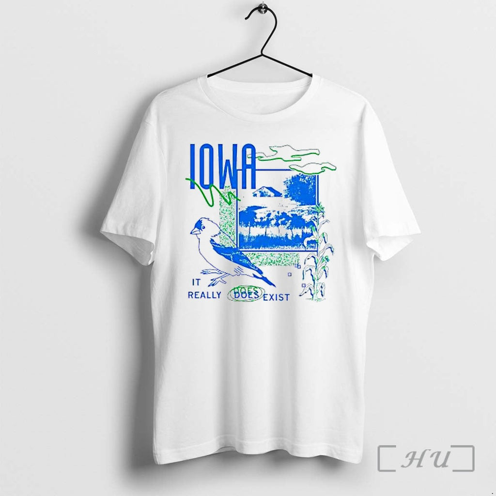 Officials Iowa It Really Does Exist Premium T Shirts Sweater Hoodie Jpg Unisex T-shirt, Sweatshirt, Hoodie, Long Sleeve Tee - T-Shirt, Sweatshirt, Hoodie