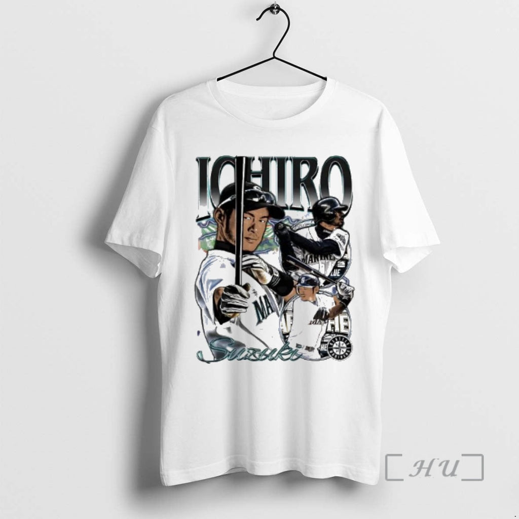 Officials Ichiro Suzuki Seattle Mariners Picture Collage T-Shirts, Hoodie, Sweatshirt - T-Shirt, Sweatshirt, Hoodie