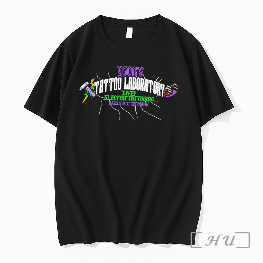 Officials Igors Tattoo Laboratory Live Electric Tattooing Tee Unisex T-shirt, Sweatshirt, Hoodie, Long Sleeve Tee - T-Shirt, Sweatshirt, Hoodie