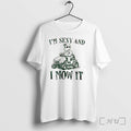 Officials Im Sexy And I Mow It Tee Premium T Shirts Sweater Hoodie Jpg Unisex T-shirt, Sweatshirt, Hoodie, Long Sleeve Tee - T-Shirt, Sweatshirt, Hoodie