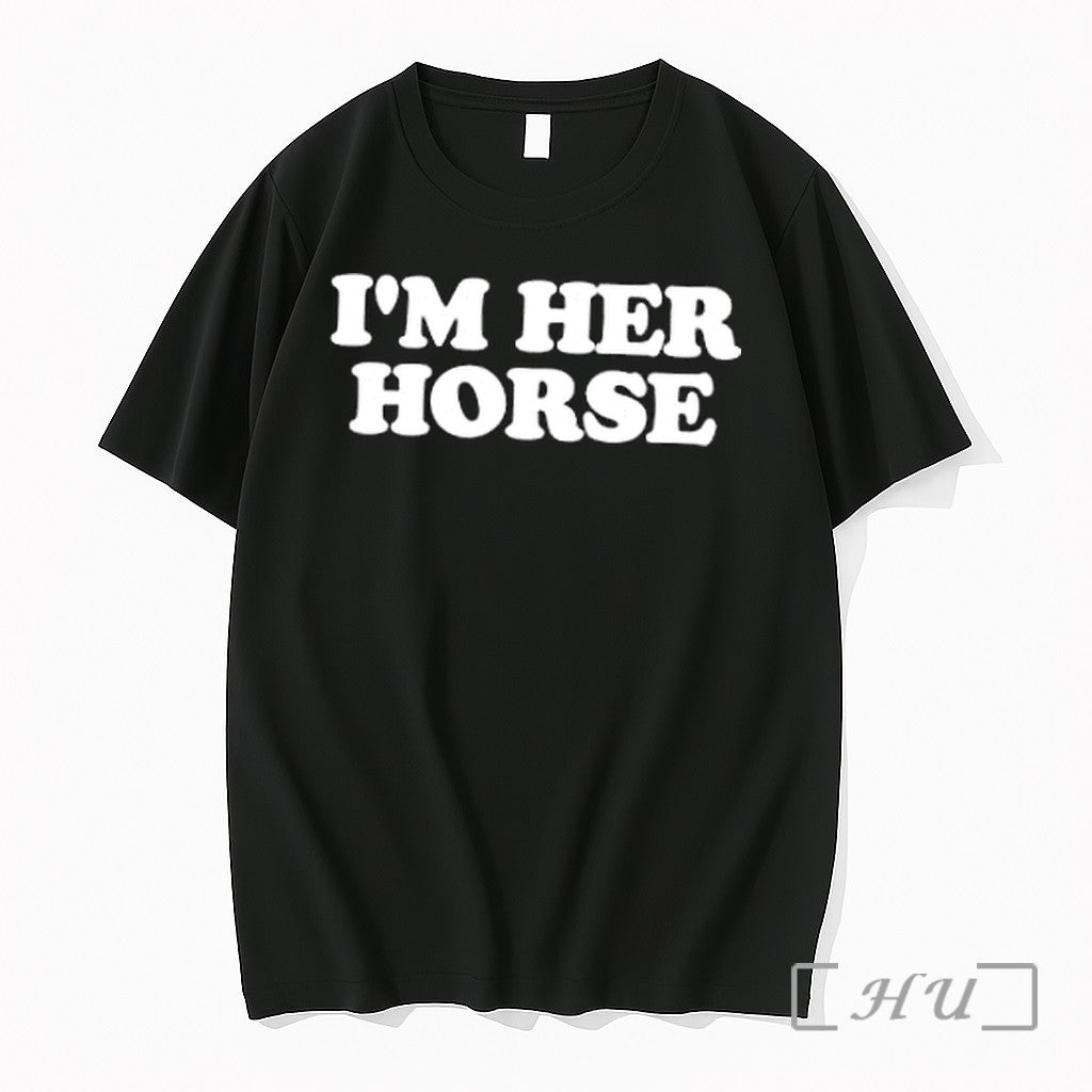 Officials Im Her Horse Letter Premium T Shirts Sweater Hoodie Jpg Unisex T-shirt, Sweatshirt, Hoodie, Long Sleeve Tee - T-Shirt, Sweatshirt, Hoodie