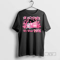 Officials In October We Wear Pink Mail Box T Shirts Unisex T-shirt, Sweatshirt, Hoodie, Long Sleeve Tee - T-Shirt, Sweatshirt, Hoodie