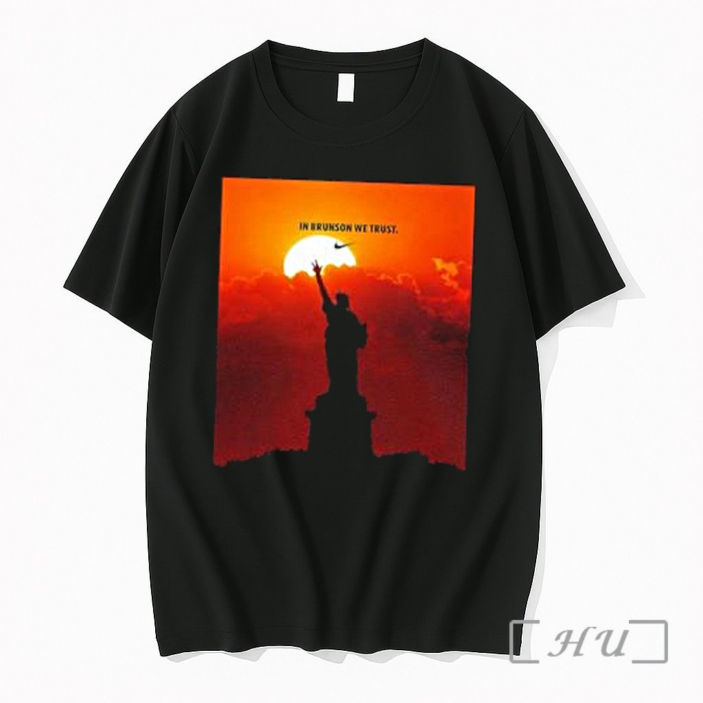 Officials In Brunson We Trust Statue Of Liberty Peace Unisex T-shirt, Sweatshirt, Hoodie, Long Sleeve Tee - T-Shirt, Sweatshirt, Hoodie