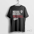 Officials Indiana Volleyball Text Logo Overlay 2025 T-Shirts, Hoodie, Sweatshirt - T-Shirt, Sweatshirt, Hoodie