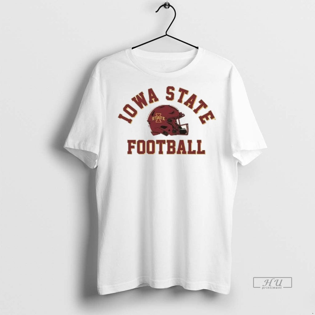 Officials Iowa State Cyclones Helmet Custom Player Name 2 Sided Shirt Sweater Unisex T-shirt, Sweatshirt, Hoodie, Long Sleeve Tee - T-Shirt, Sweatshirt, Hoodie