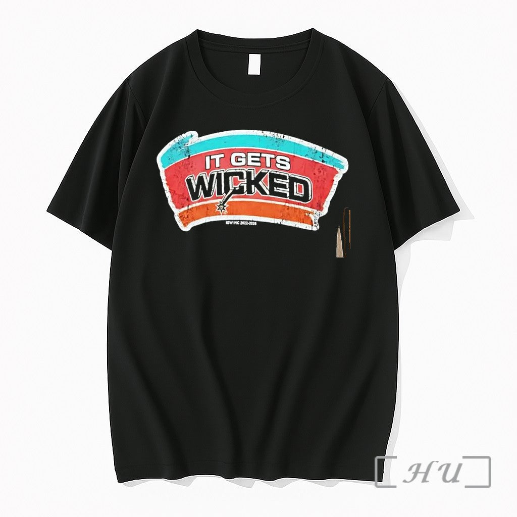 Officials It Gets Wicked Spurs Fiesta Distressed Unisex T-shirt, Sweatshirt, Hoodie, Long Sleeve Tee - T-Shirt, Sweatshirt, Hoodie