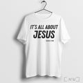 Officials Its All About Jesus Stand With Charlie Kirk Support T Shirt Unisex T-shirt, Sweatshirt, Hoodie, Long Sleeve Tee - T-Shirt, Sweatshirt, Hoodie