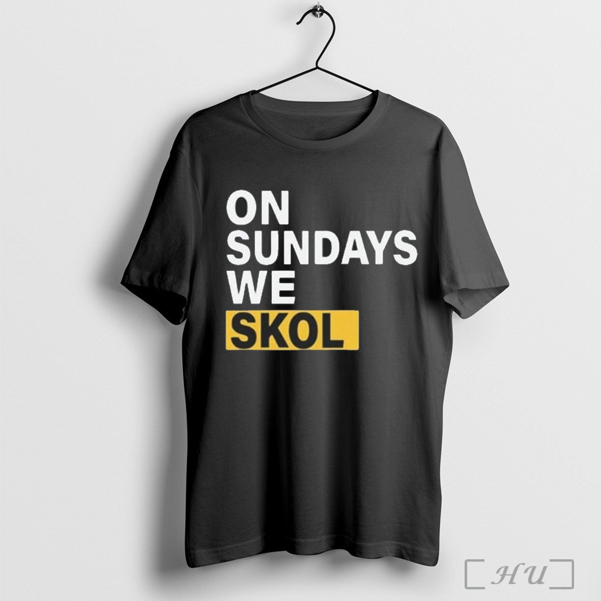 Officials J J Mccarthy On Sundays We Skol T Shirt Unisex T-shirt, Sweatshirt, Hoodie, Long Sleeve Tee - T-Shirt, Sweatshirt, Hoodie