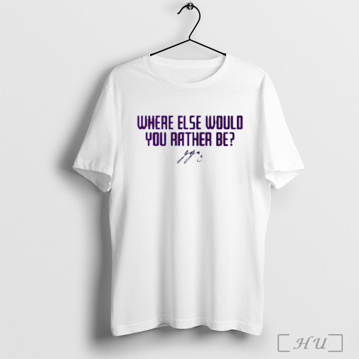Officials J J Mccarthy Minnesota Vikings Football Where Else Would You Rather Be Signature - T-Shirt, Sweatshirt, Hoodie
