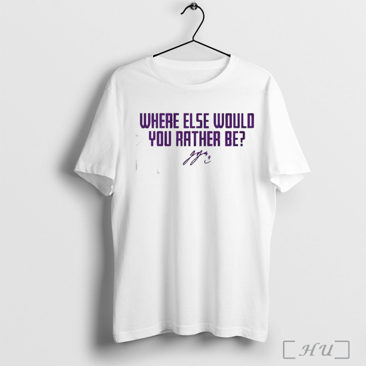 Officials J J Mccarthy Where Else Would You Rather Be T Shirt Unisex T-shirt, Sweatshirt, Hoodie, Long Sleeve Tee - T-Shirt, Sweatshirt, Hoodie