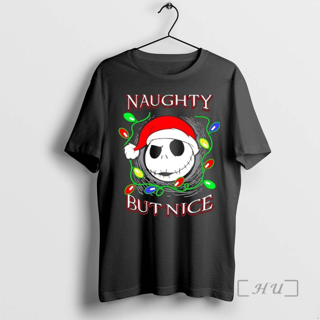 Officials Jack Skellington Nightmare Before Naughty But Nice T-Shirts, Hoodie, Sweatshirt - T-Shirt, Sweatshirt, Hoodie