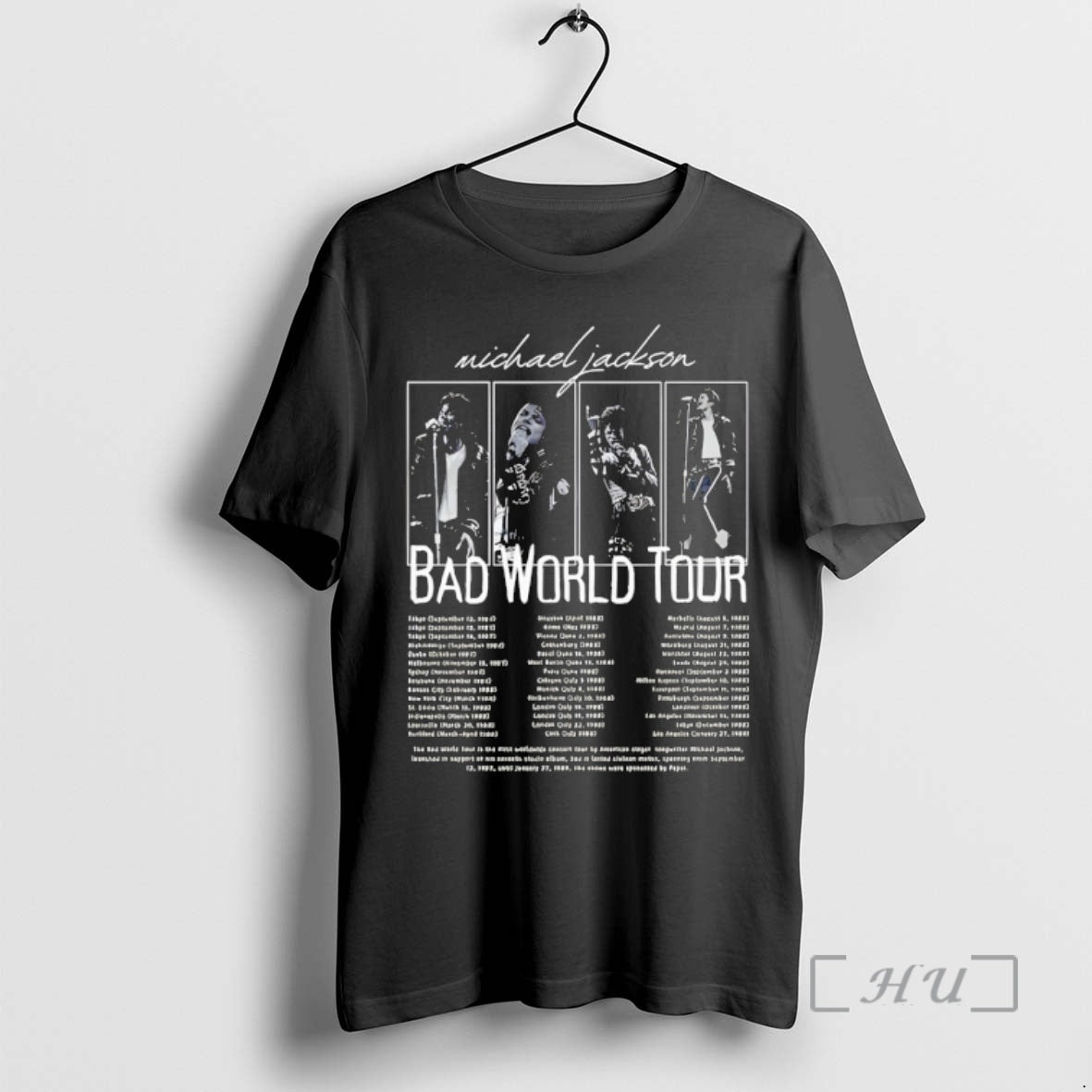 Officials Jackson Bad World Tour 2026 Graphic Unisex T-shirt, Sweatshirt, Hoodie, Long Sleeve Tee - T-Shirt, Sweatshirt, Hoodie