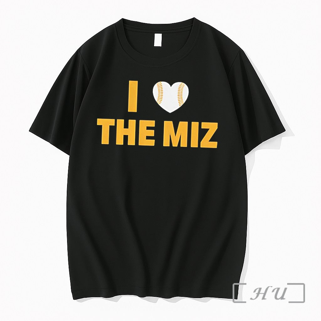 Officials Jacob Misiorowski Milwaukee Brewers I Love The Miz Heart Tee Premium T Shirts Sweater - T-Shirt, Sweatshirt, Hoodie