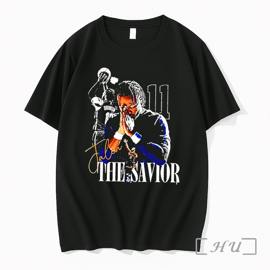Officials Jalen Brunson The Savior Number 11 New York Basketball Unisex T-shirt, Sweatshirt, Hoodie, Long Sleeve Tee - T-Shirt, Sweatshirt, Hoodie
