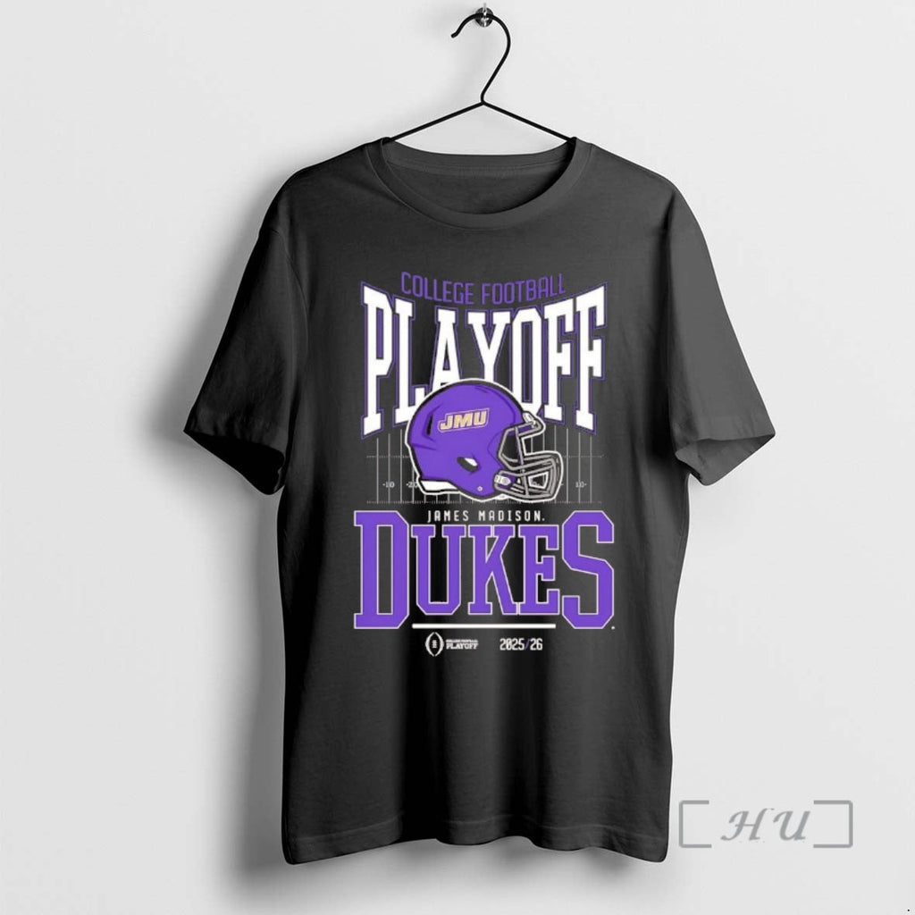 Officials James Madison Dukes 2025 26 College Football Playoff Cfp Helmet Chriast T-Shirts, Hoodie, Sweatshirt - T-Shirt, Sweatshirt, Hoodie