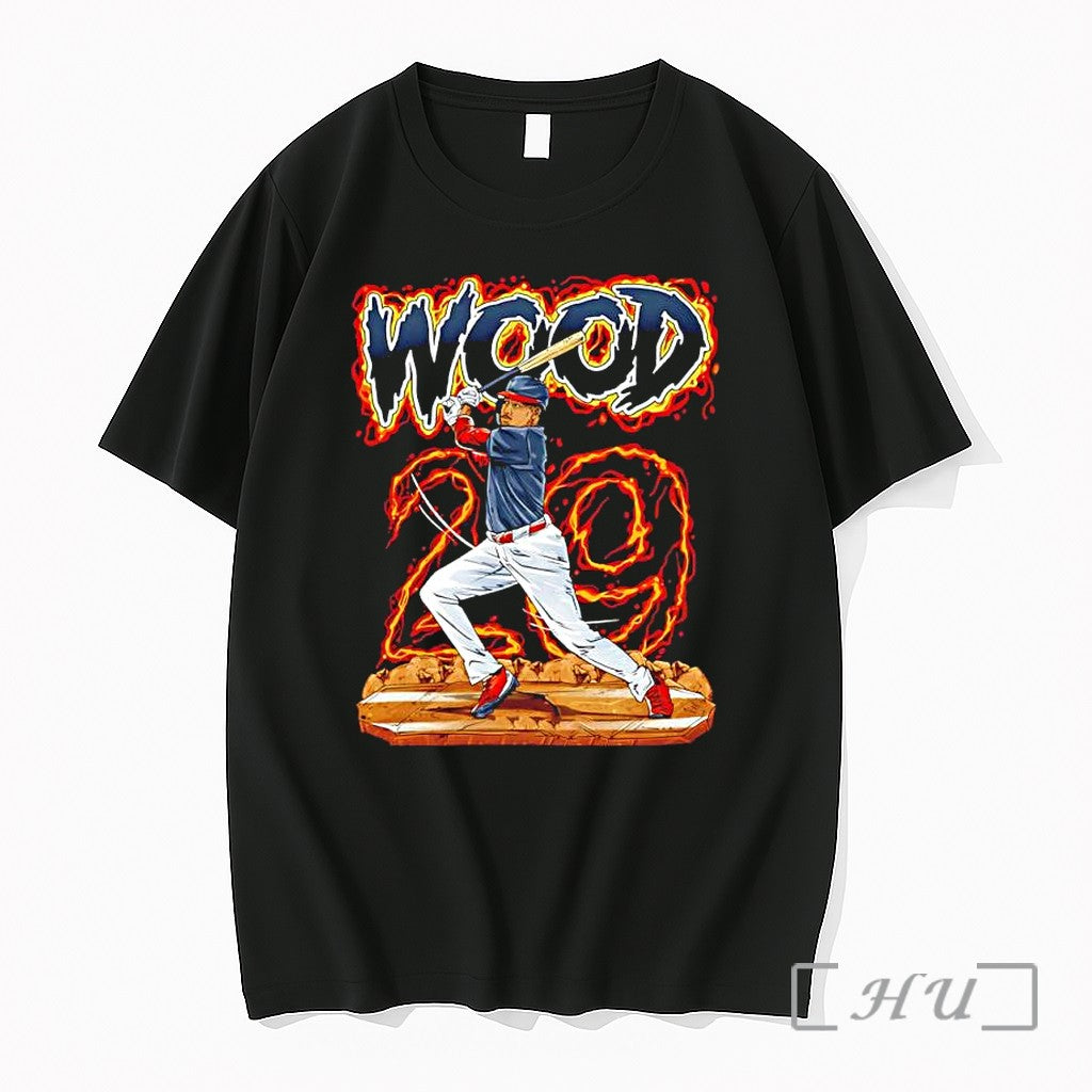 Officials James Wood Washington Nationals Baseball Player Number 29 Flames Unisex T-shirt, Sweatshirt, Hoodie, Long Sleeve Tee - T-Shirt, Sweatshirt, Hoodie