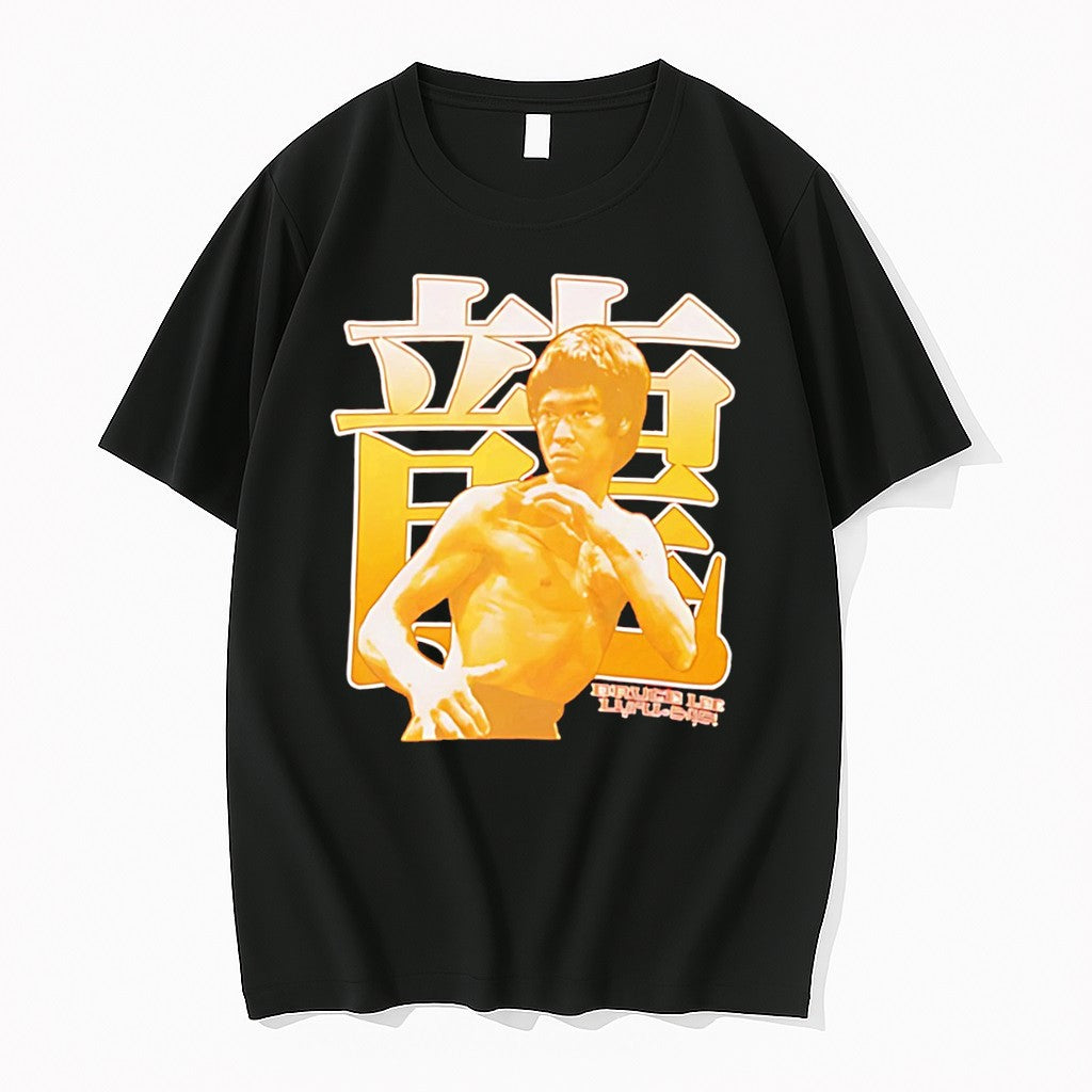 Officials Jared Mccain Wearing Bruce Lee Tee Premium T Shirt Unisex T-shirt, Sweatshirt, Hoodie, Long Sleeve Tee - T-Shirt, Sweatshirt, Hoodie