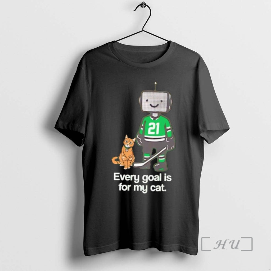 Officials Jason Robertson Every Goal Is My Cat Robot T-Shirts, Hoodie, Sweatshirt - T-Shirt, Sweatshirt, Hoodie