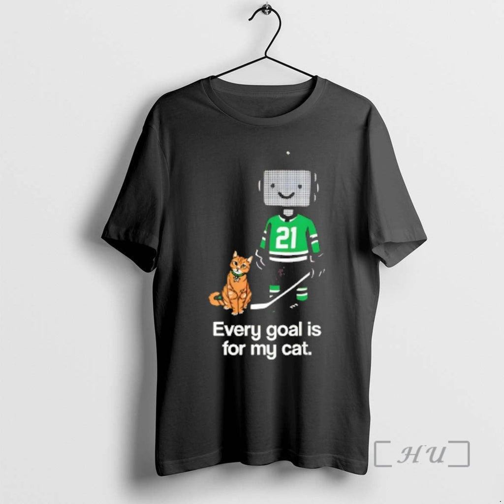 Officials Jason Robertson Goals Are His Cat Dallas Stars T-Shirts, Hoodie, Sweatshirt - T-Shirt, Sweatshirt, Hoodie
