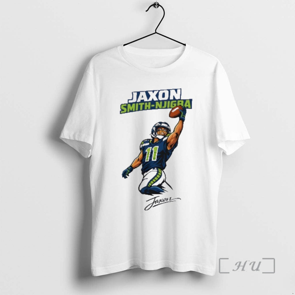 Officials Jaxon Smith Njigba Seattle Football Vector T-Shirts, Hoodie, Sweatshirt - T-Shirt, Sweatshirt, Hoodie