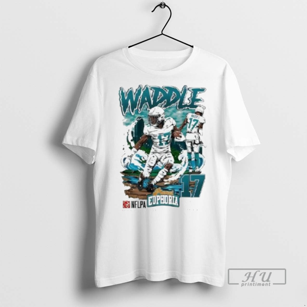 Officials Jaylen Waddle Planet Euphoria T Shirt Unisex T-shirt, Sweatshirt, Hoodie, Long Sleeve Tee - T-Shirt, Sweatshirt, Hoodie