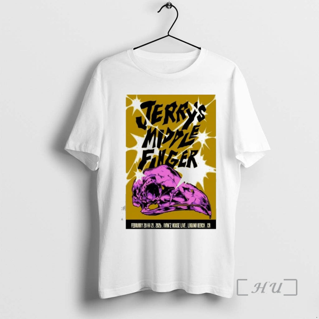 Officials Jerrys Middle Finger Ivanz House Live February 2026 T-Shirts, Hoodie, Sweatshirt - T-Shirt, Sweatshirt, Hoodie