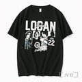 Officials John Logan Davis Hawks 22 Off Campus Collage Black Unisex T-shirt, Sweatshirt, Hoodie, Long Sleeve Tee - T-Shirt, Sweatshirt, Hoodie