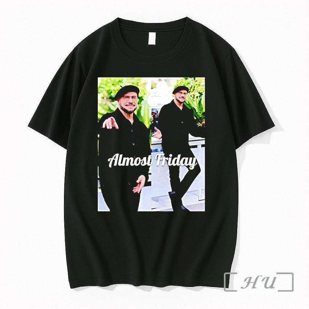 Officials John Travolta 2026 Cannes Film Festival Saturday Night Almost Friday Premium T Shirts Sweater - T-Shirt, Sweatshirt, Hoodie