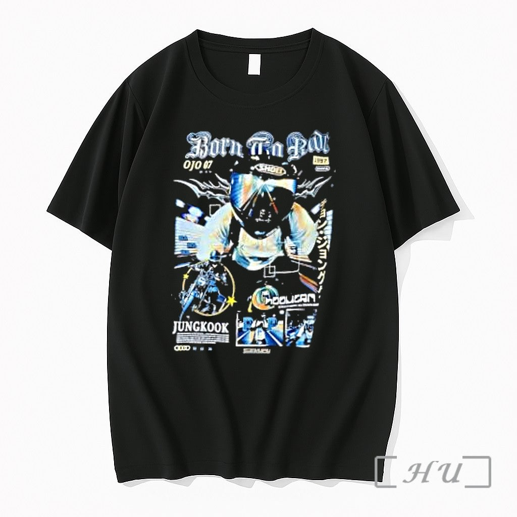Officials Jungkook Born To Ride Shoei Helmet Hooligan Motorcycle Biker Unisex T-shirt, Sweatshirt, Hoodie, Long Sleeve Tee - T-Shirt, Sweatshirt, Hoodie