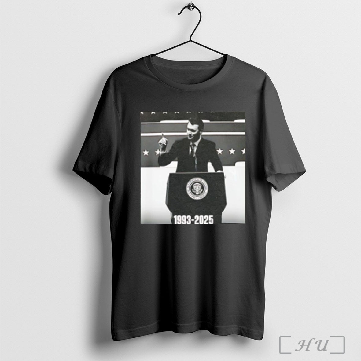 Officials Justice For Charlie Kirk Memorial 1993 2025 T Shirt Unisex T-shirt, Sweatshirt, Hoodie, Long Sleeve Tee - T-Shirt, Sweatshirt, Hoodie